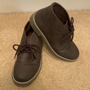 Boy’s Brown Lace Up Boots, Size 4